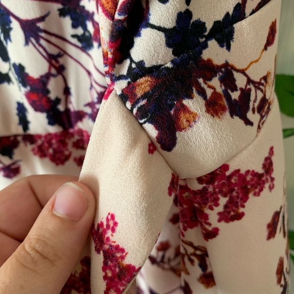 Lane Bryant Floral Tie Dress - Picture 3 of 6